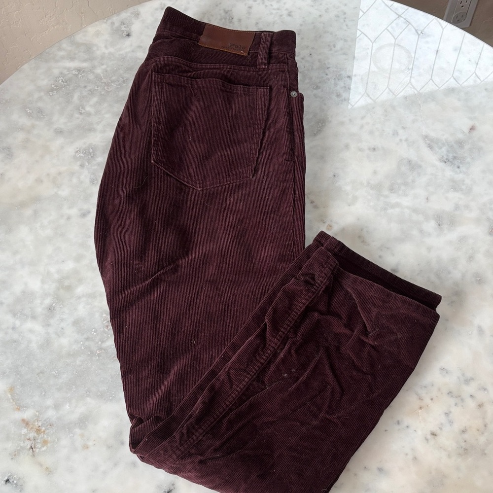 Ralph Lauren Deep Red Corduroy Trousers